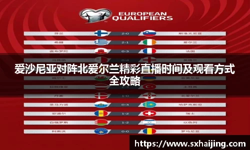 爱沙尼亚对阵北爱尔兰精彩直播时间及观看方式全攻略